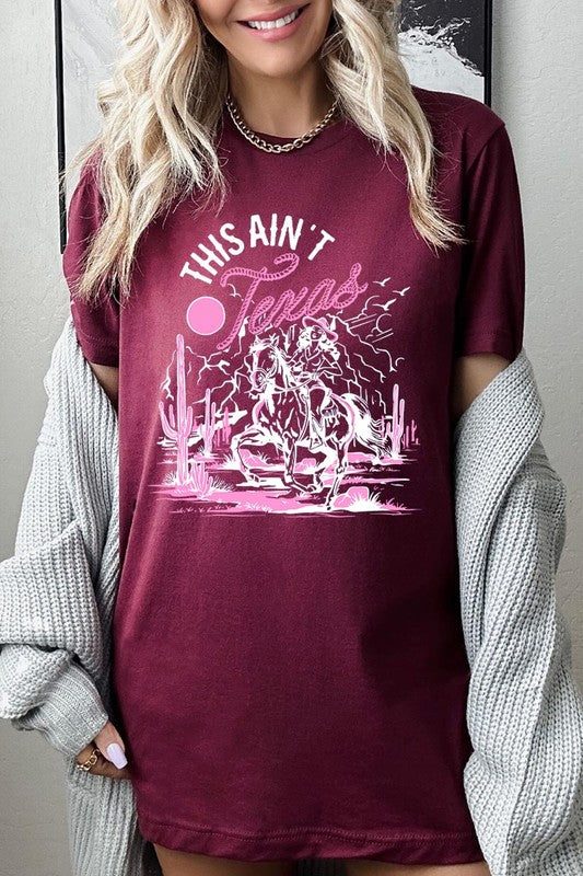 This Aint Texas Cowgirl Boots Graphic T Shirts