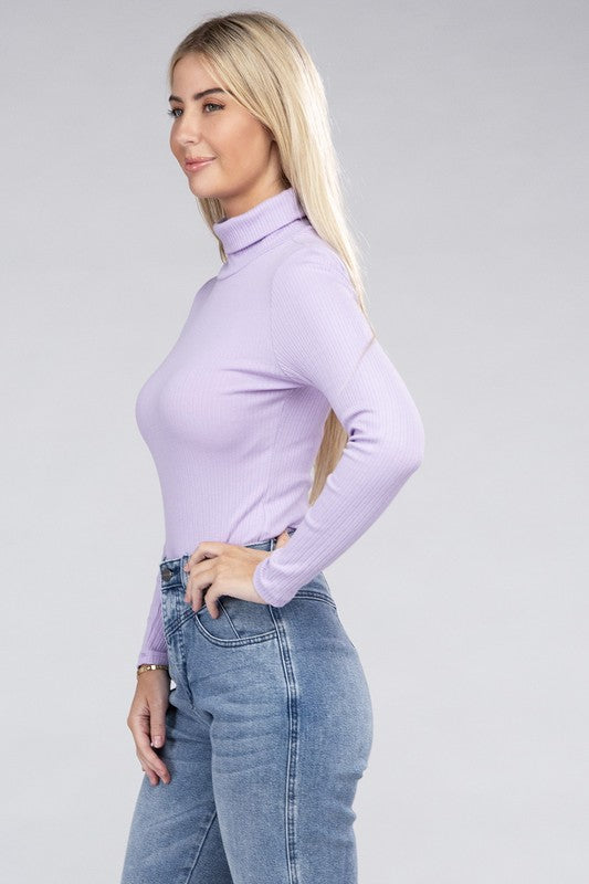 Long-Sleeve Turtleneck Bodysuit