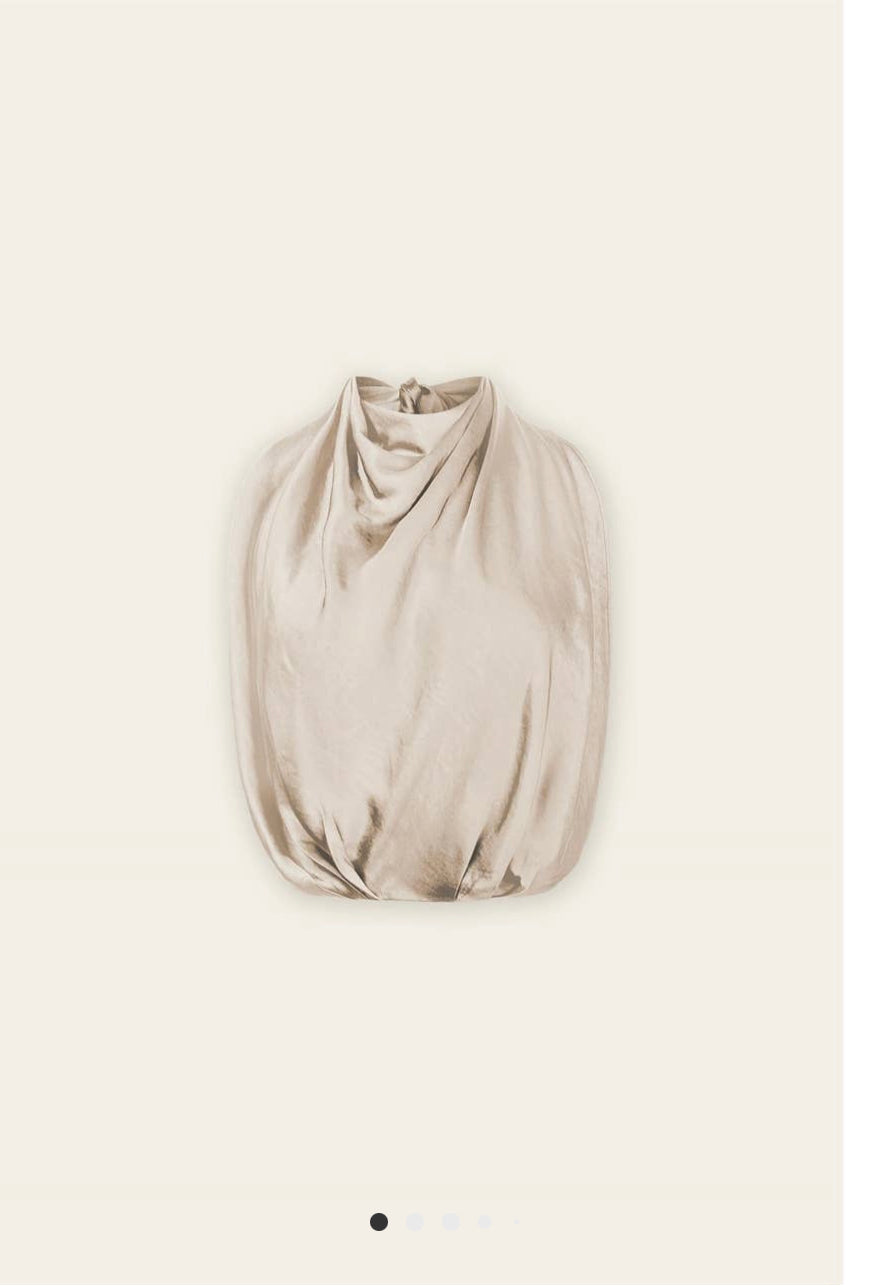 Pearl Silk Halter