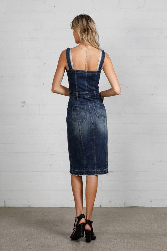 Shania Denim Midi