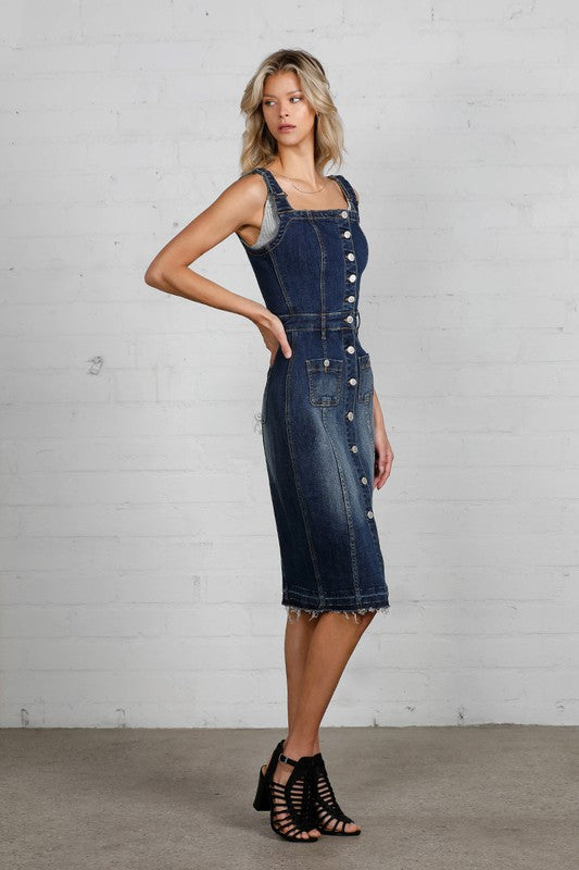 Shania Denim Midi