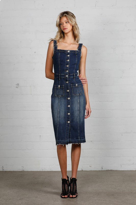 Shania Denim Midi