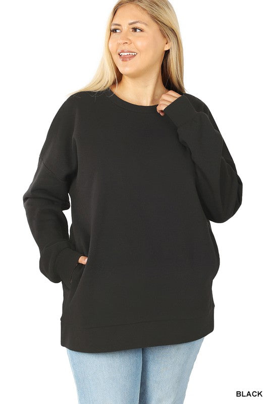 Round Neck Sweatshirt