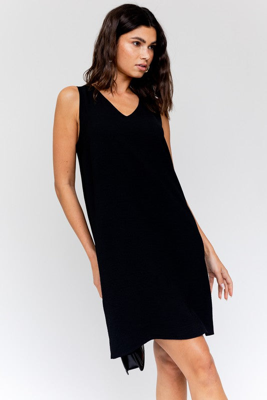 Sleeveless V-Neck Dress