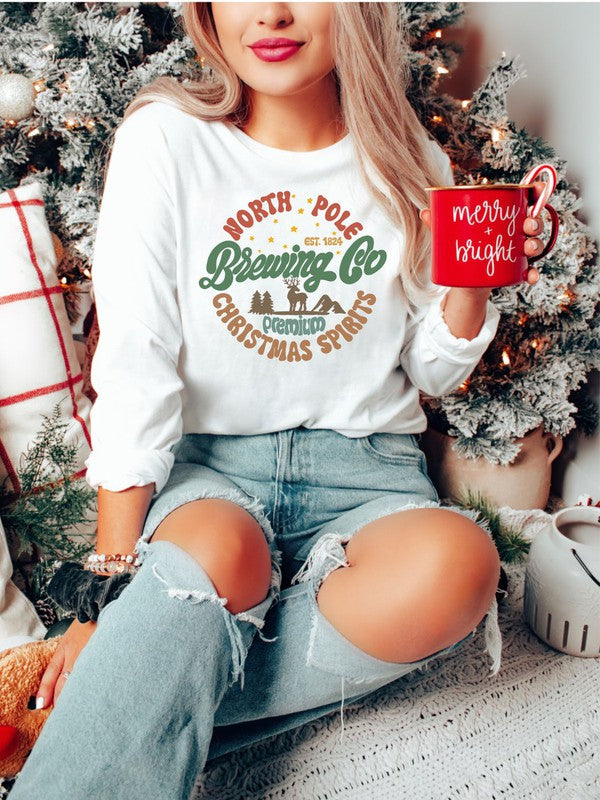 North Pole Brewing Co Premium Spirits Long Sleeve