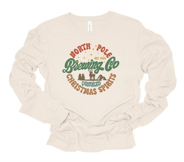 North Pole Brewing Co Premium Spirits Long Sleeve