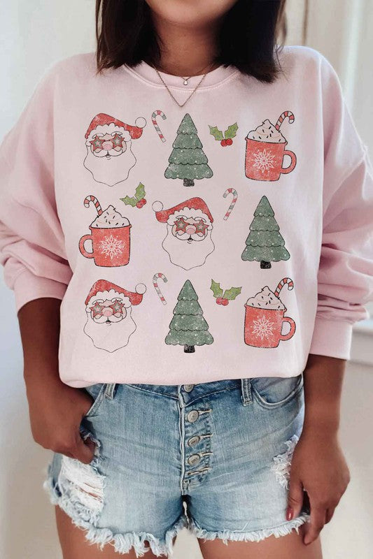 Santa Coco Tree Graphic