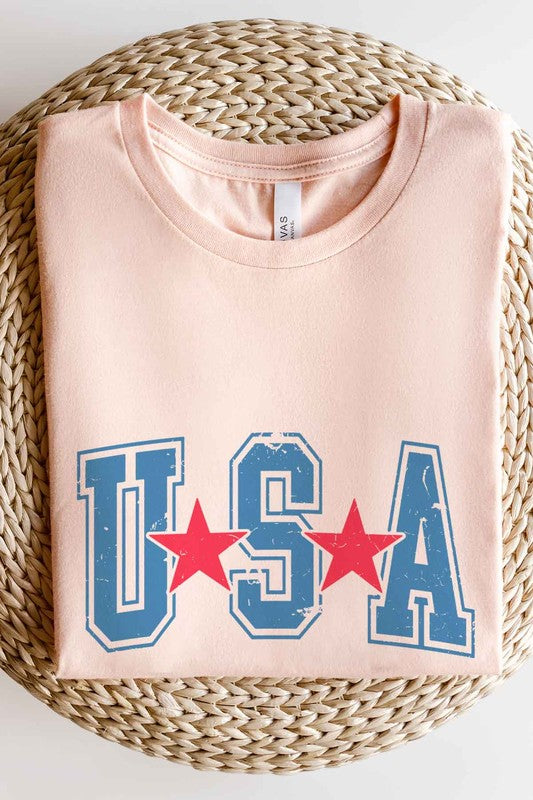 HOWDY AMERICA USA GRAPHIC PLUS SIZE TEE