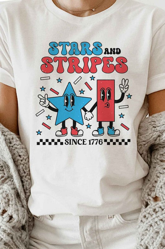 STARS AND STRIPES USA GRAPHIC TEE / T-SHIRT