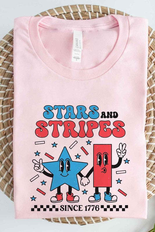 STARS AND STRIPES USA GRAPHIC TEE / T-SHIRT