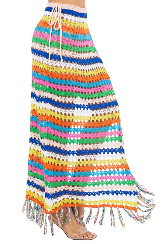 Rainbow Cover up Skirt