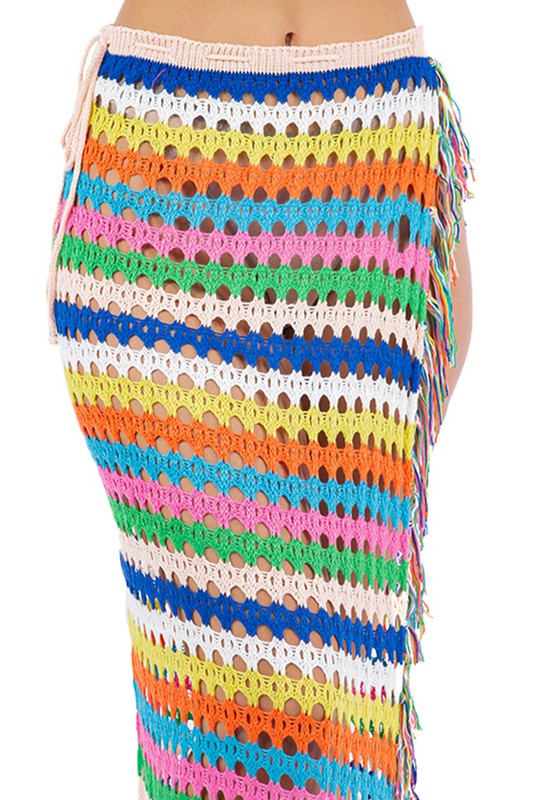 Rainbow Cover up Skirt