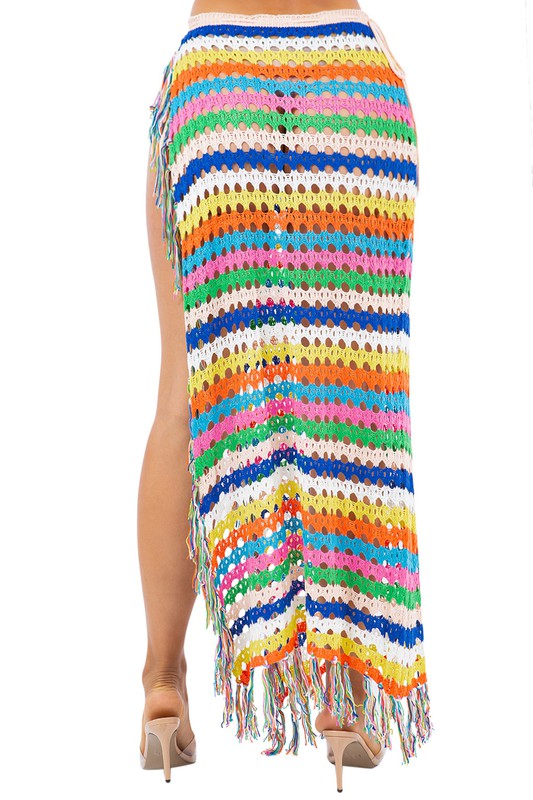 Rainbow Cover up Skirt