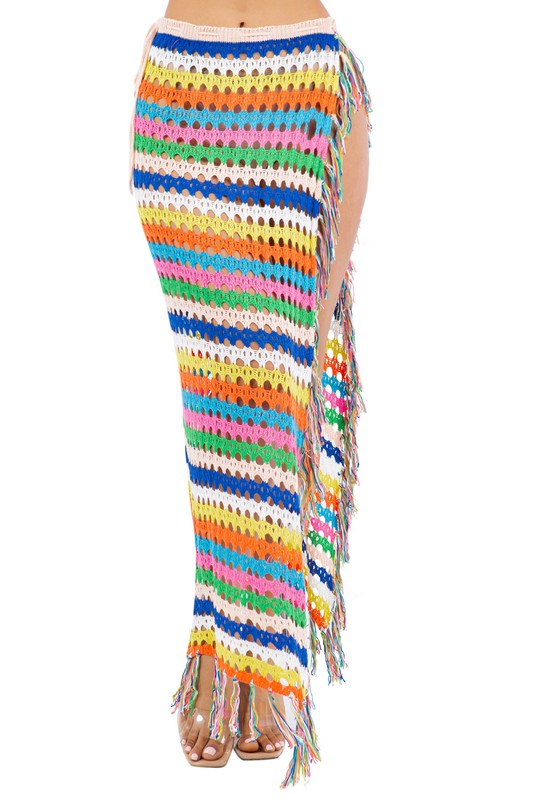 Rainbow Cover up Skirt