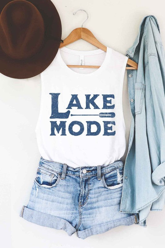 LAKE MODE GRAPHIC MUSCLE TANK