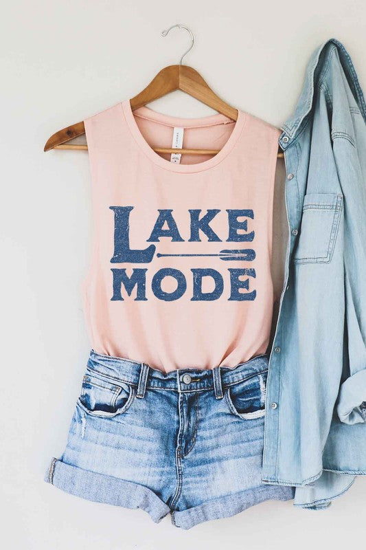 LAKE MODE GRAPHIC MUSCLE TANK