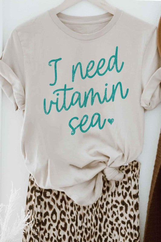 I NEED VITAMIN SEA OVERSIZED TEE / T-SHIRT