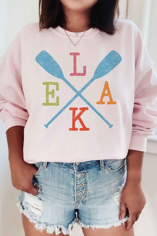 LAKE PADDLE GRAPHIC SWEATSHIRT