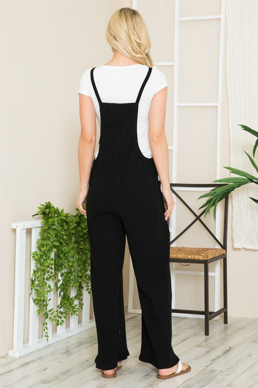 Cotton Rib Overalls