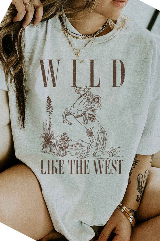 WILD LIKE THE WEST GRAPHIC TEE / T-SHIRT