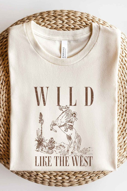 WILD LIKE THE WEST GRAPHIC TEE / T-SHIRT