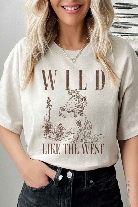 WILD LIKE THE WEST GRAPHIC TEE / T-SHIRT