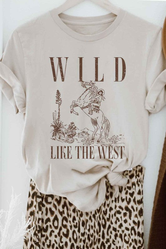 WILD LIKE THE WEST GRAPHIC TEE / T-SHIRT