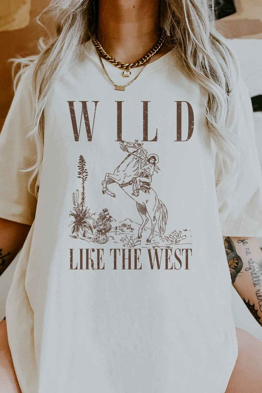 WILD LIKE THE WEST GRAPHIC TEE / T-SHIRT