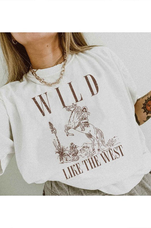 WILD LIKE THE WEST GRAPHIC TEE / T-SHIRT