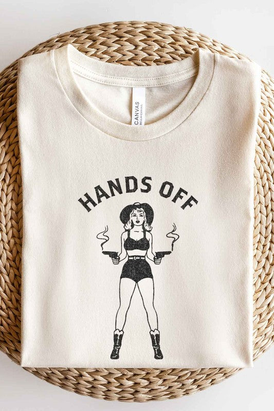 HANDS OFF WESTERN GRAPHIC TEE / T-SHIRT