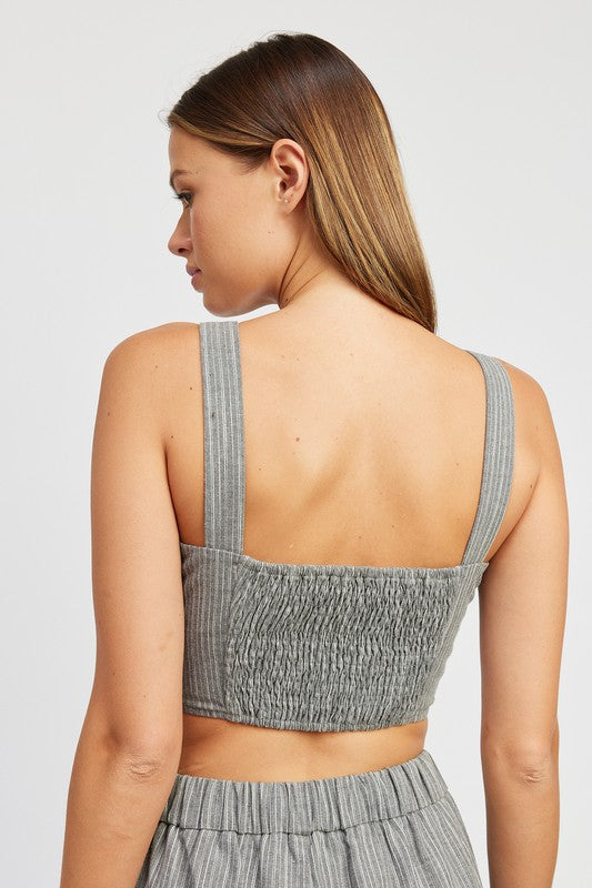 Gwen Cropped Vest