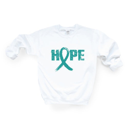 Hope Ribbon Graphic Sweatshirt