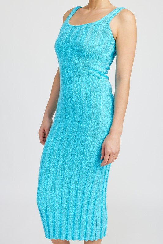 Ribbed Midi Dress