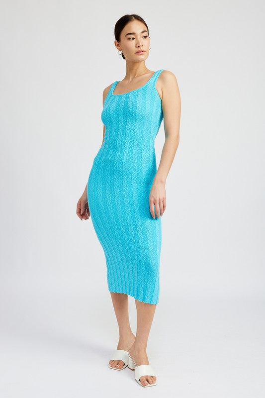 Ribbed Midi Dress