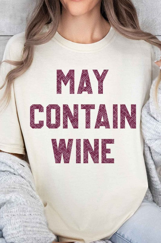 MAY CONTAIN WINE OVERSIZED TEE