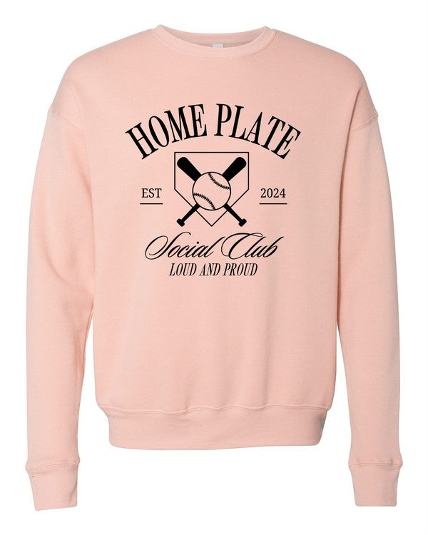 Home Plate Social Club Premium Bella Sweatshirt