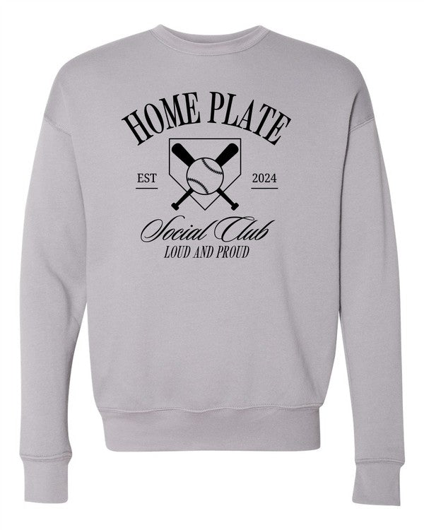 Home Plate Social Club Premium Bella Sweatshirt