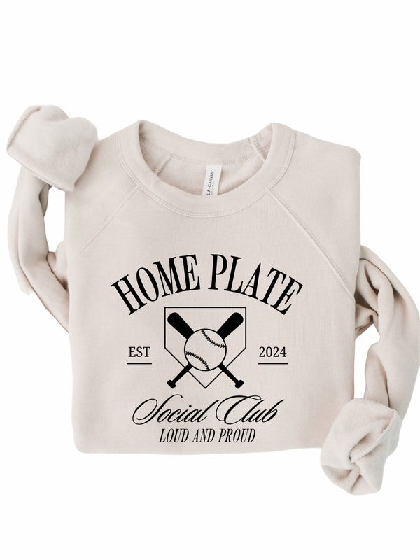 Home Plate Social Club Premium Bella Sweatshirt