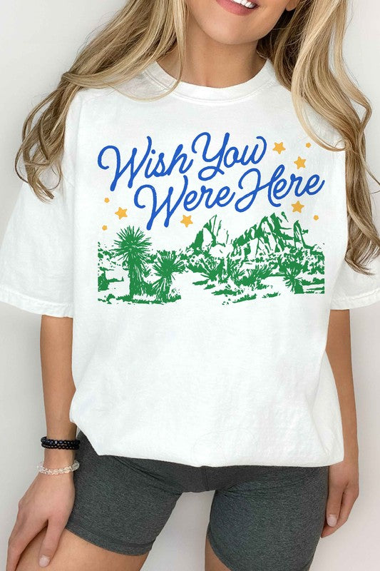 WISH YOU WERE HERE GRAPHIC TEE