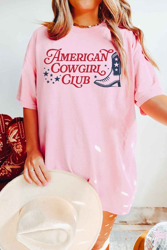 AMERICAN COWGIRL CLUB GRAPHIC TEE