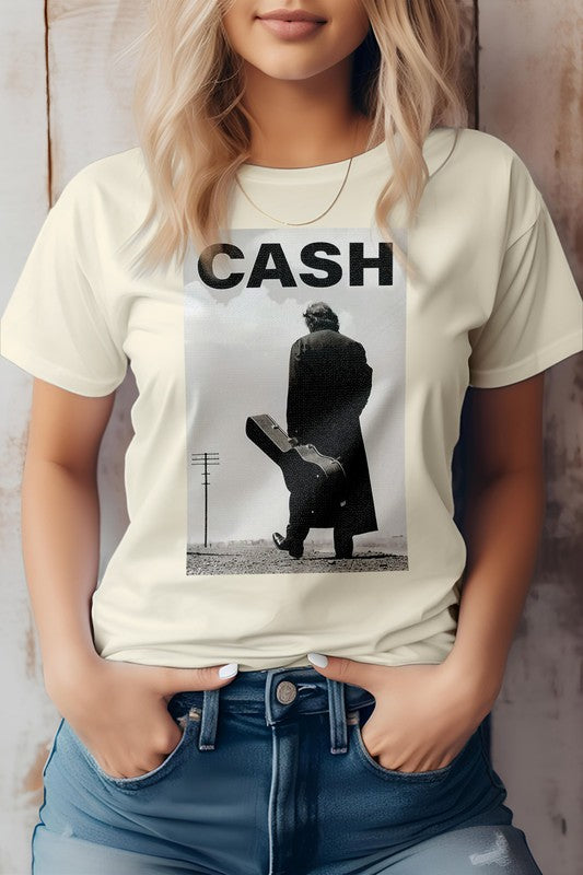 Walk The Line, Johnny Cash, Music Graphic Tee