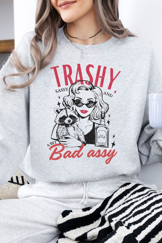 Baddie Girly Retro, Sassy Sweatshirt