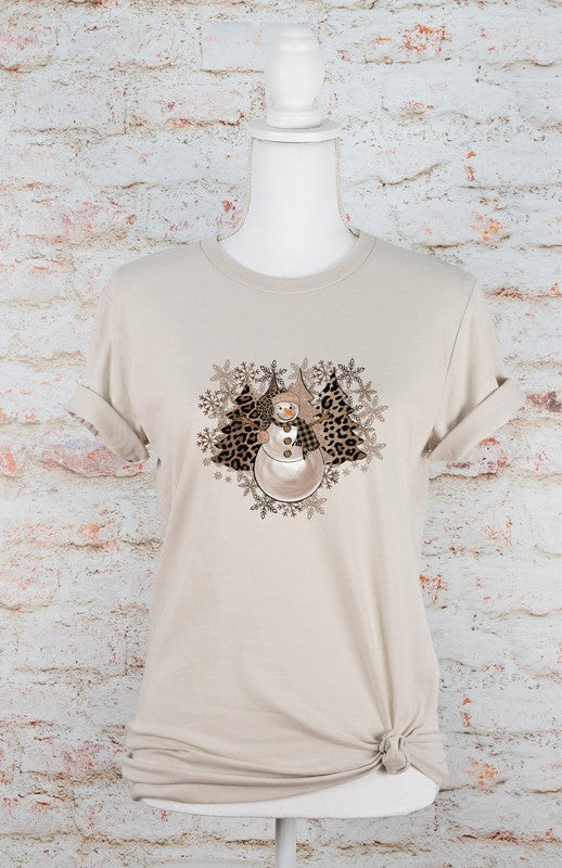 Snowman Snowflake Boutique Tee