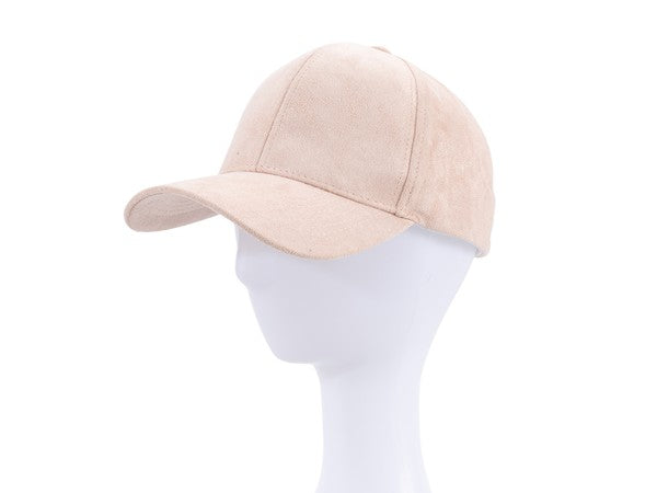 Suede Baseball Cap