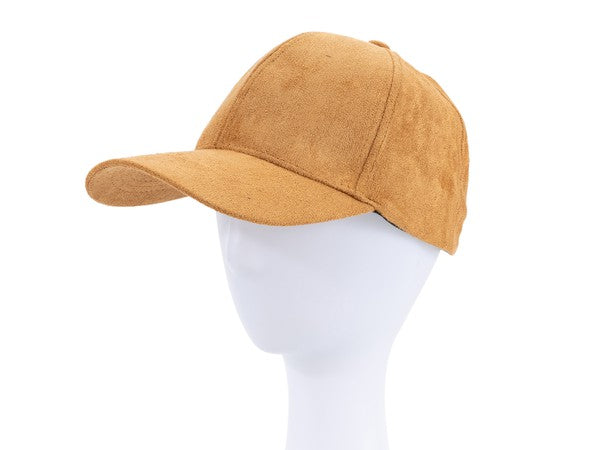 Suede Baseball Cap