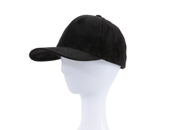 Suede Baseball Cap