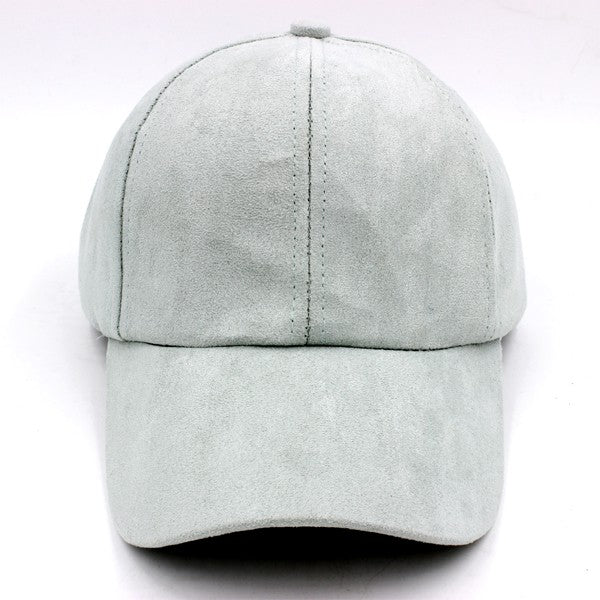 Suede Baseball Cap