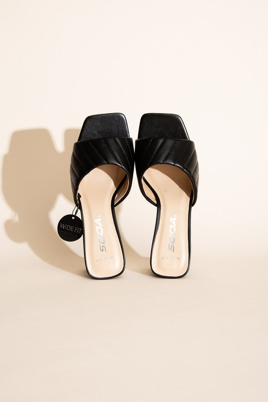 Nina Slide Mule Heels