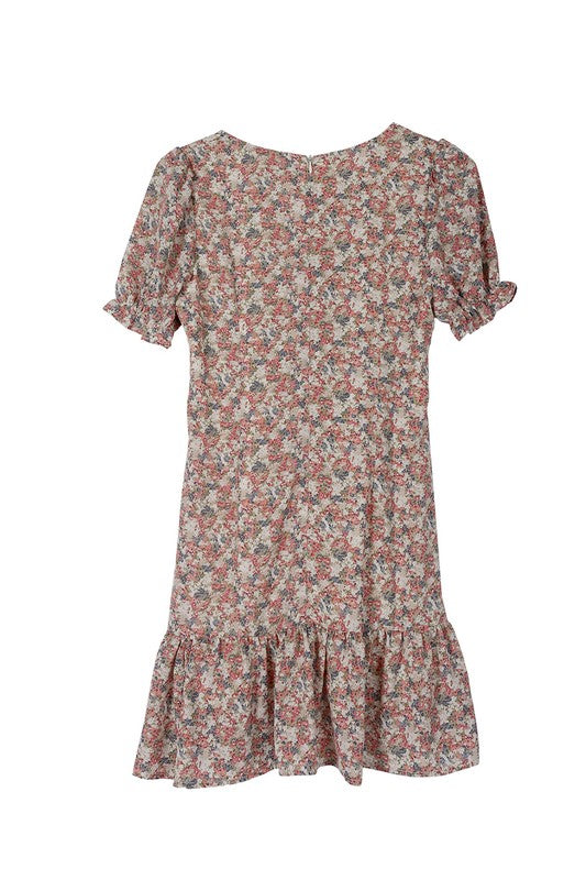 Cinch Floral Dress