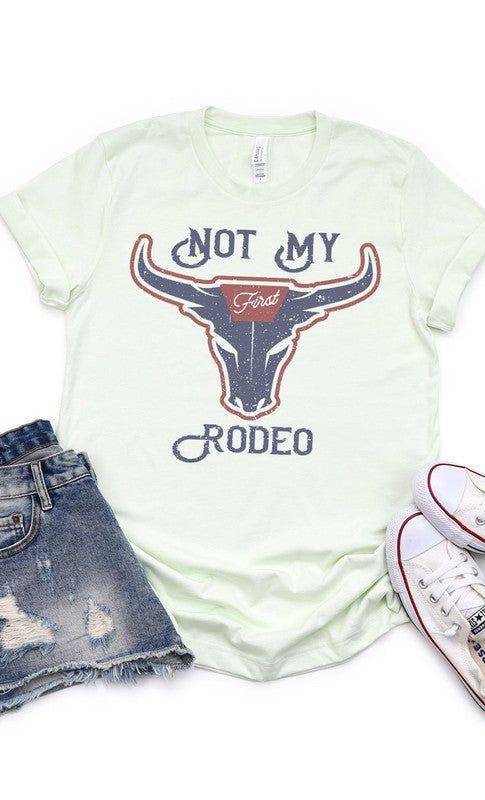 Vintage Not My First Rodeo Graphic Tee PLUS